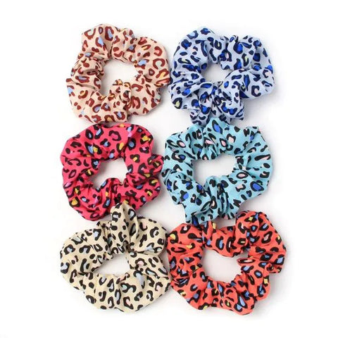 Molly & RoseRegular - Leopard Print Scrunchie. Dia.10cm