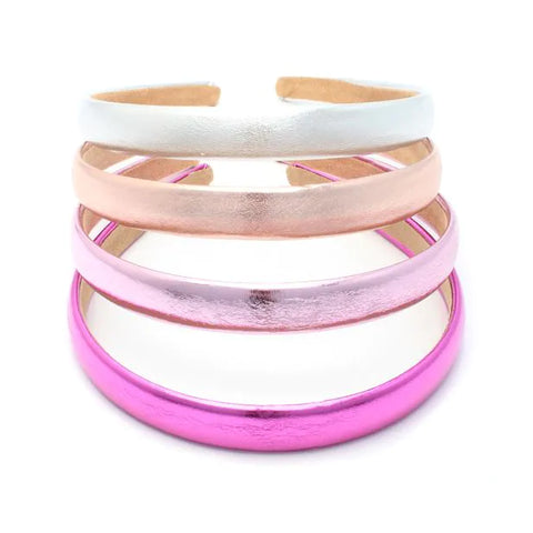 1.5cm Wide Metallic Alicebands