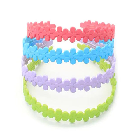 Aliceband /  Matt pastel bright daisy chain aliceband