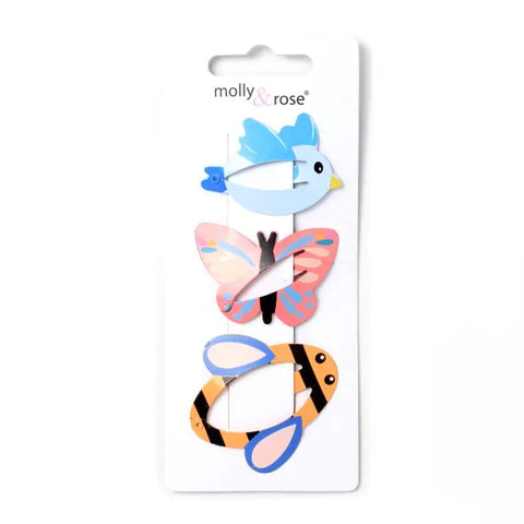 Sleepies / Card of 3 Bumblebee, Butterfly and bird sleepie