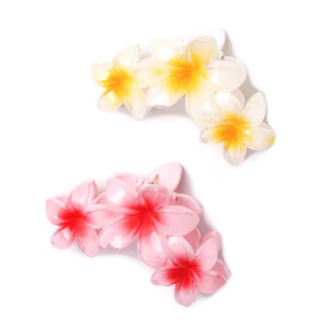 Molly & RoseMulti Hibiscus Flower Shaped Hair Clamp 11cm