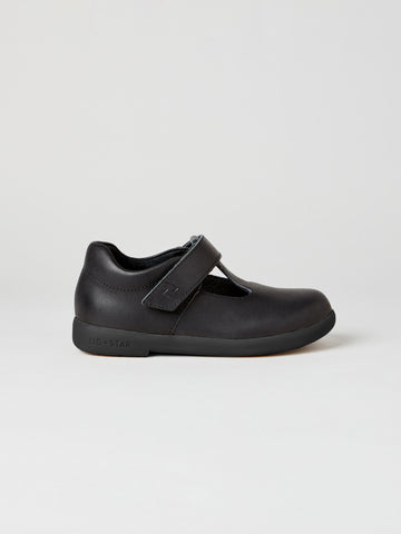 Zig + Star ASTRO INFANT KIDS' SCHOOL SHOES BLACK WITH BLACK SOLE