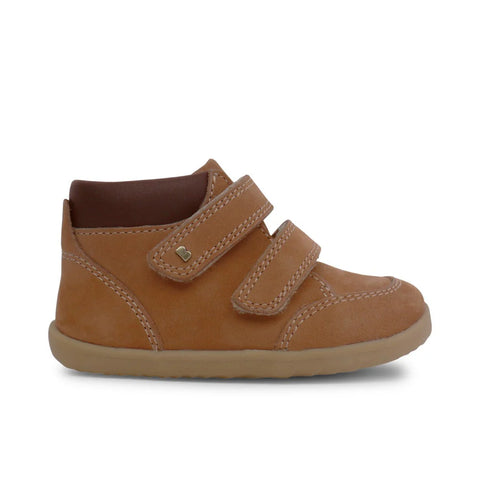 Kids Step Up Timber Boots in Mustard