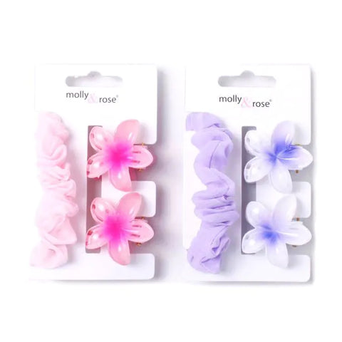 Set / Scrunchie and mini clamp set