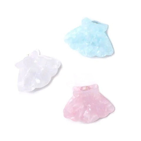 Pearlescent Shell Shaped Clamp 6cm