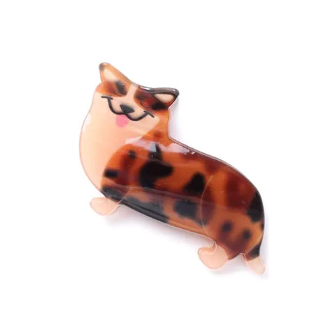 Molly & Rose Corgi Dog Shaped Hair Clamp 7.5cm
