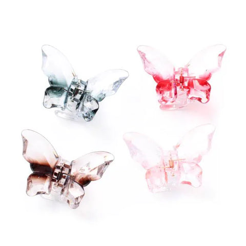 Molly & RoseButterfly Shaped Transparent Clamp 4cm