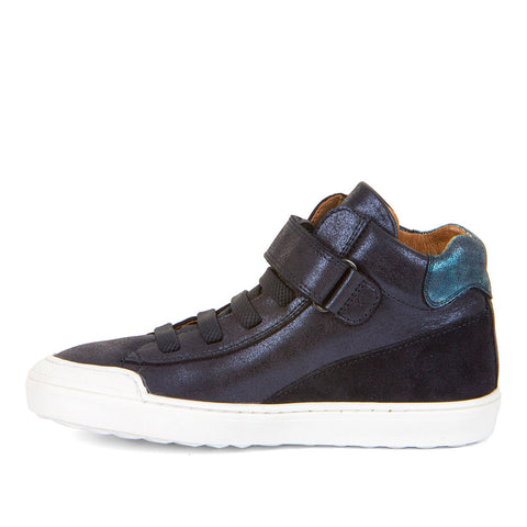Kids Aster Trainers in Blue - Kids Leather Shoes
