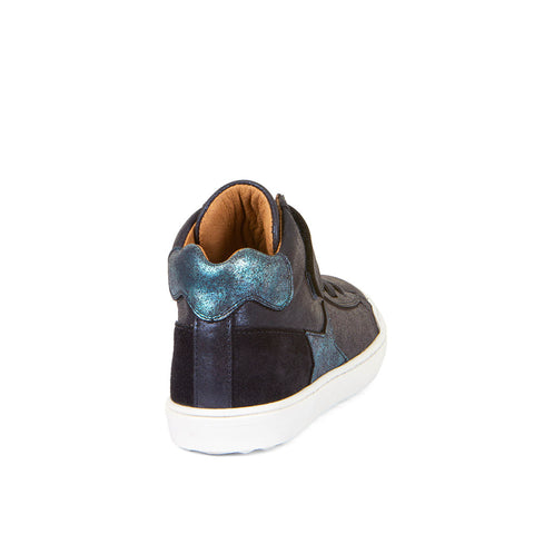 Kids Aster Trainers in Blue - Kids Leather Shoes