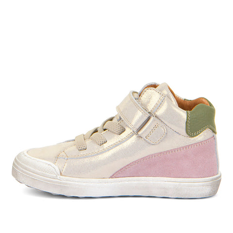 Kids Aster Trainers in Gold Shine - Eco Friendly Kids' Metallic Trainers