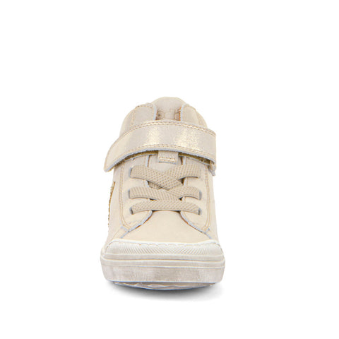 Kids Aster Trainers in Gold Shine - Eco Friendly Kids' Metallic Trainers