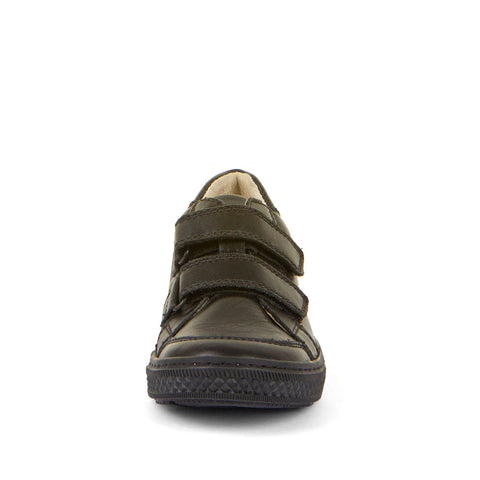Strike School Shoes - Black Leather for Kids
