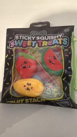Scrunchems Sticky Squishy Sweet Treats Fruit Stack