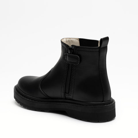 Kids Stivale Black School Boots