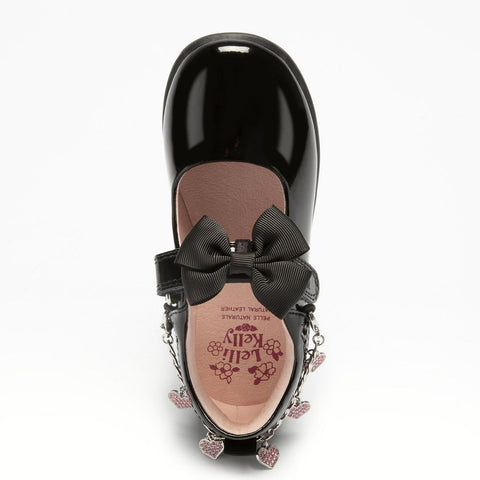 Lelli Kelly Angel Black Patent Shoes / Girls School Shoes