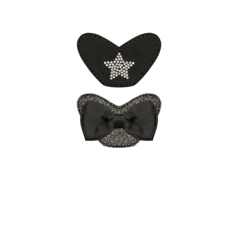Kids Black Patent Shoes - With Interchangeable Charms