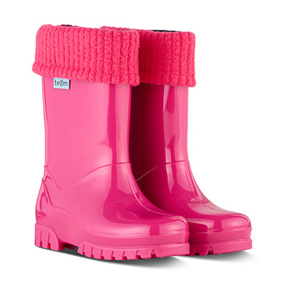 Term Roll Top Mono Wellies – Kids’ Waterproof Boots