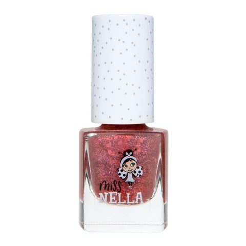 Shazam: Copper Red Glitter Peel Off Nail Polish