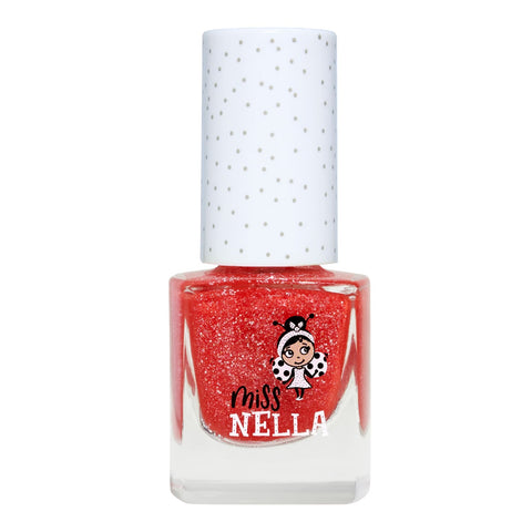 Croco Dazzle: Sparkly Red Peel Off Nail Polish
