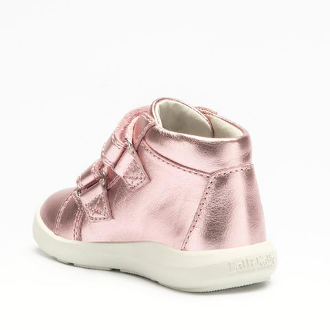 Estelle Metallic Rosa Pink Ankle Boots