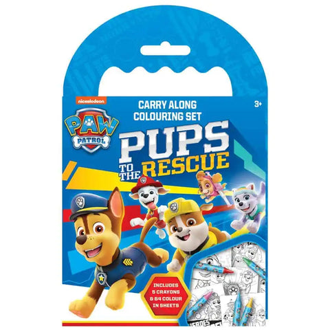 Paw Patrol – Carry Along Colouring Set