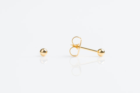 TINY TIPS GOLD PLATED 3MM BALL