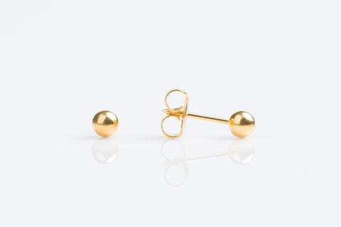 TINY TIPS GOLD PLATED 4MM BALL