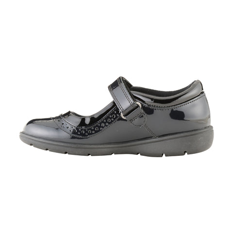 Term School Shoes Vega - Black Patent Mary Jane for Girls