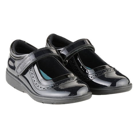 Term School Shoes Vega - Black Patent Mary Jane for Girls