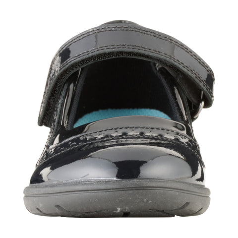 Term School Shoes Vega - Black Patent Mary Jane for Girls