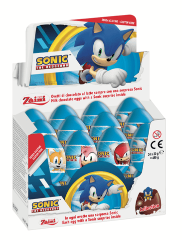 Zaini Sonic The Hedgehog Chocolate Surprise Egg 20g