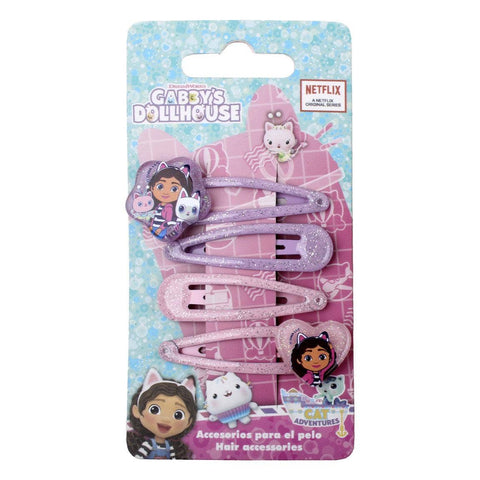 GABBY'S DOLLHOUSE HAIR CLIPS 4 PIECES - 2500003451