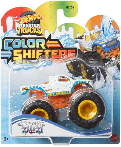 HOT WHEELS MONSTER TRUCKS COLOUR SHIFFTER 1:64 ASSORTED