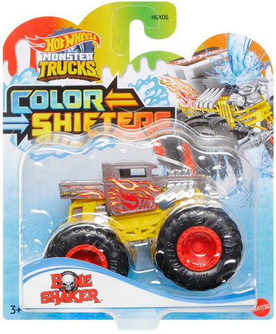 HOT WHEELS MONSTER TRUCKS COLOUR SHIFFTER 1:64 ASSORTED