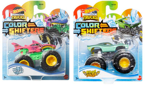 HOT WHEELS MONSTER TRUCKS COLOUR SHIFFTER 1:64 ASSORTED