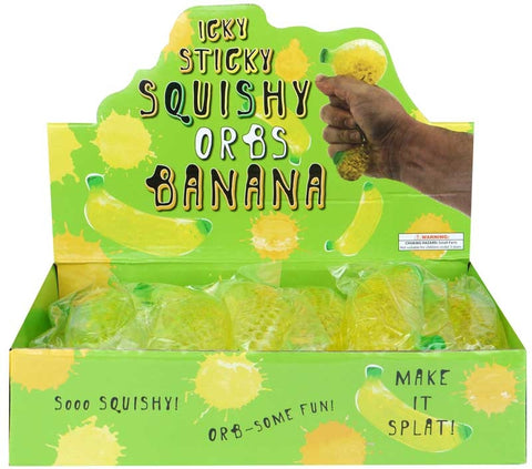 ICKY STICKY SQUISHY ORBS BANANA