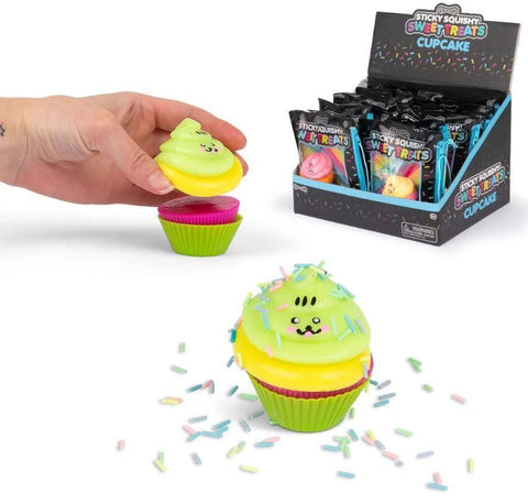 SCRUNCHEMS STICKY SQUISHY CUPCAKE ASSORTED