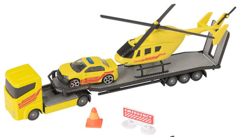 TEAMSTERZ STREET MACHINES HELI TRANSPORTER ASSORTED