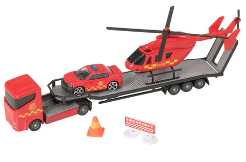 TEAMSTERZ STREET MACHINES HELI TRANSPORTER ASSORTED
